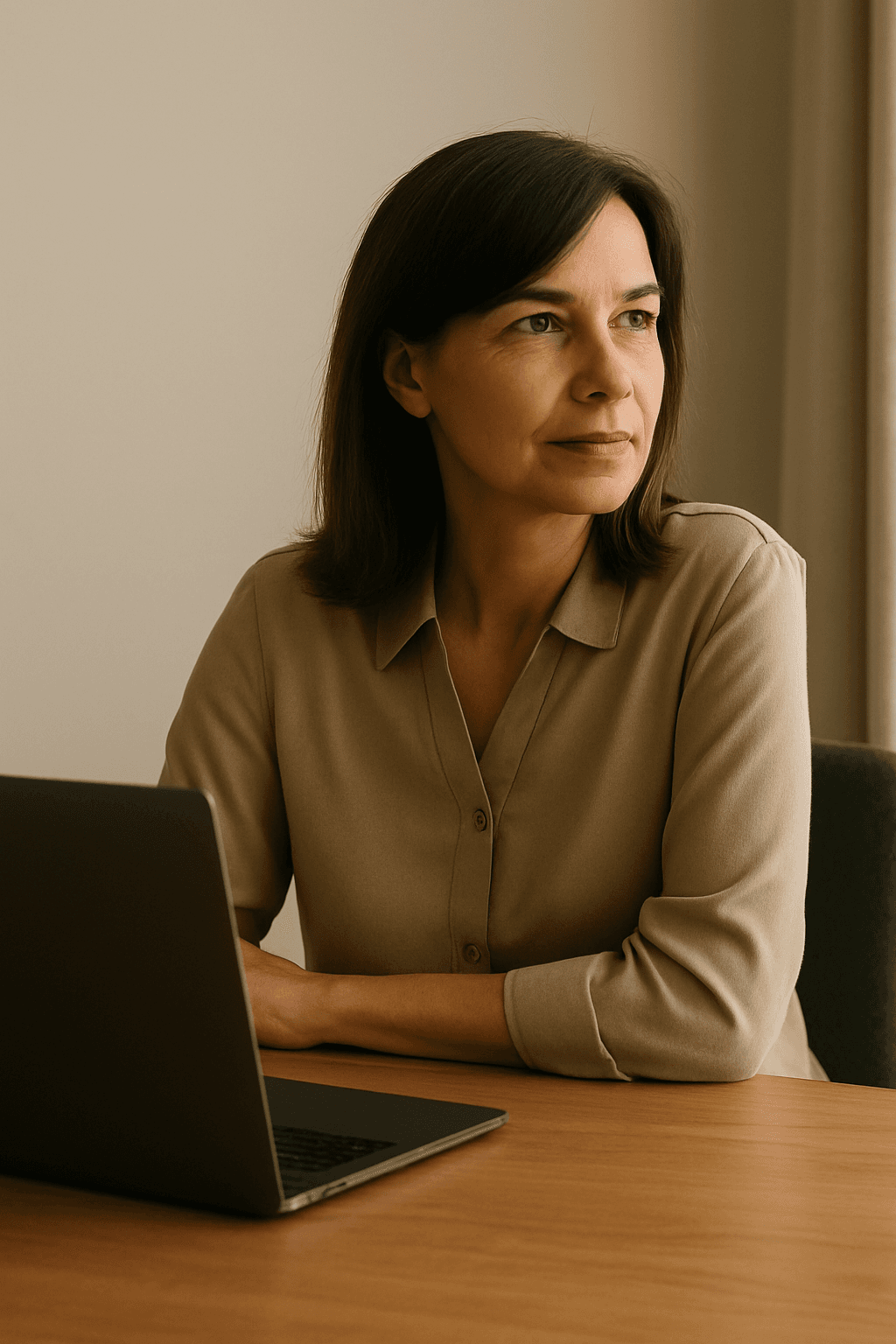 Professional woman at laptop